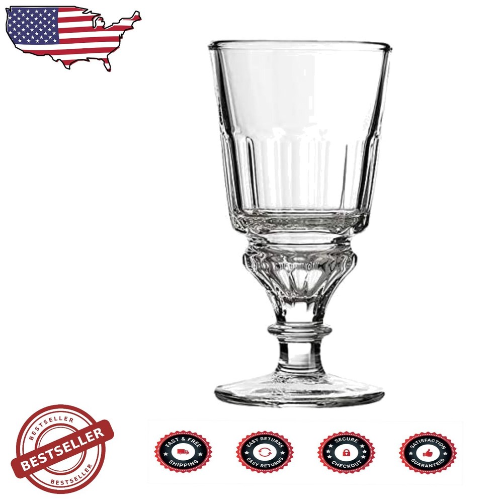 Modern 10 oz Absinthe Glass - Elegant Solid Glass Drinkware for Connoisseurs