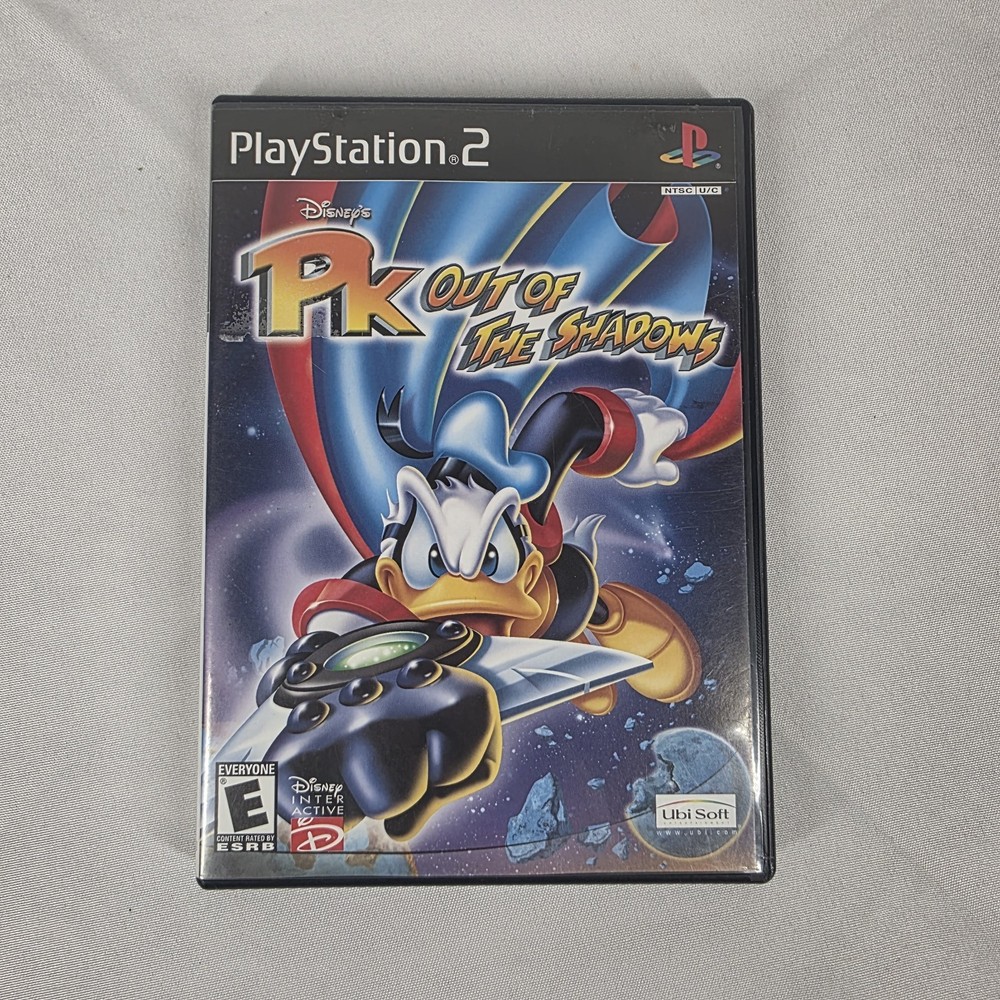 Disney's PK Out of the Shadows Ps2 Video Game With Manual Ubisoft
