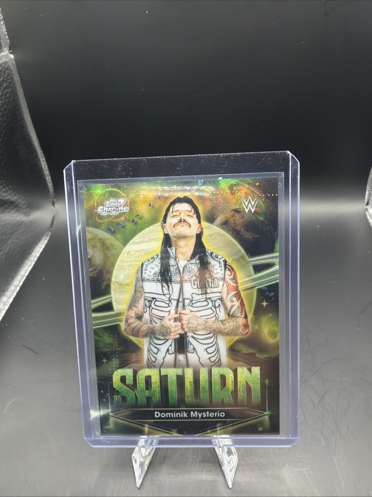 2026 Topps Chrome Cosmic Dominik Mysterio Saturn Planetary Pursuit PPST-5 SSP