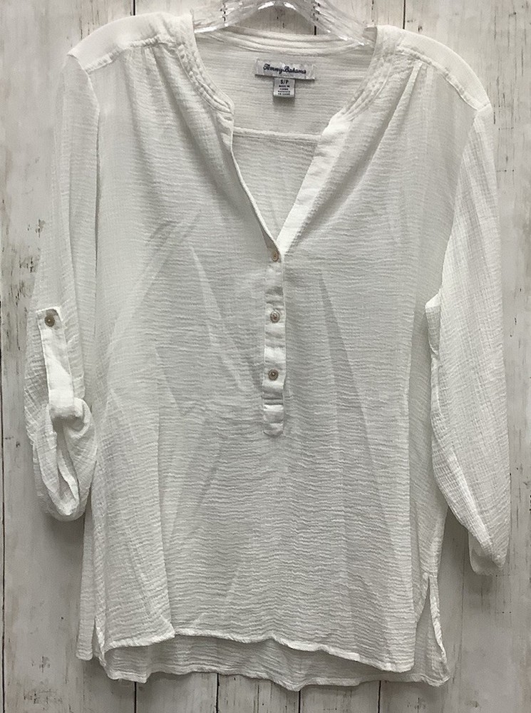 Women’s Tommy Bahama V-Neck Gauze Top Small 0430-223