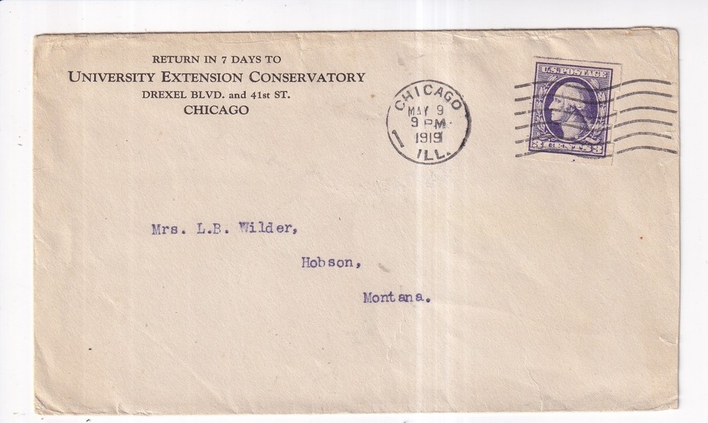 535 Shermack on 1919 Cover
