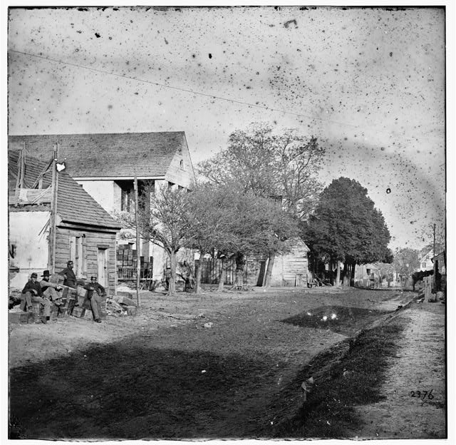 Photo:Yorktown Virginia Court House 1860s Civil War Street View