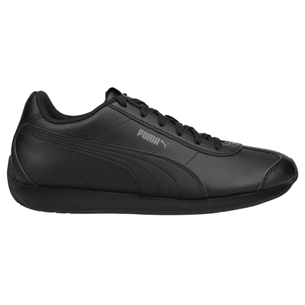 PUMA Turin Iii Lace Up  Mens Black Sneakers Casual Shoes 383037-01