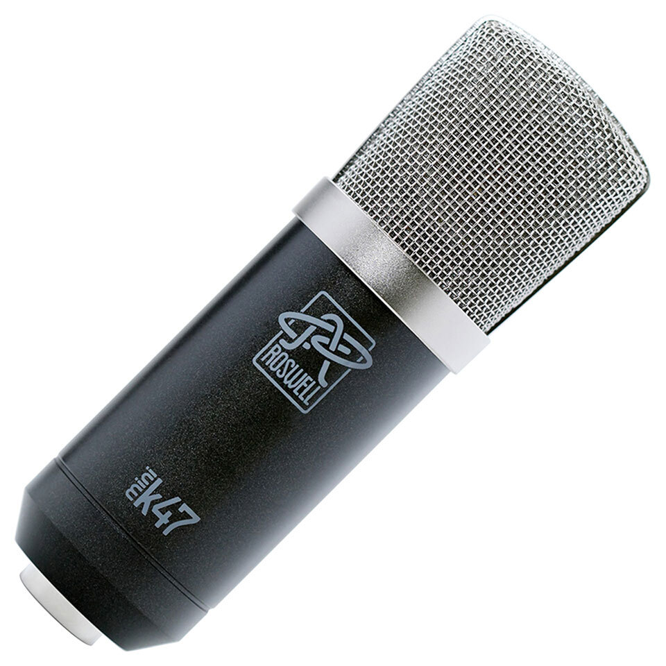 Roswell Pro Audio Mini K47 Condenser Microphone Cardioid with Case & Shock Mount