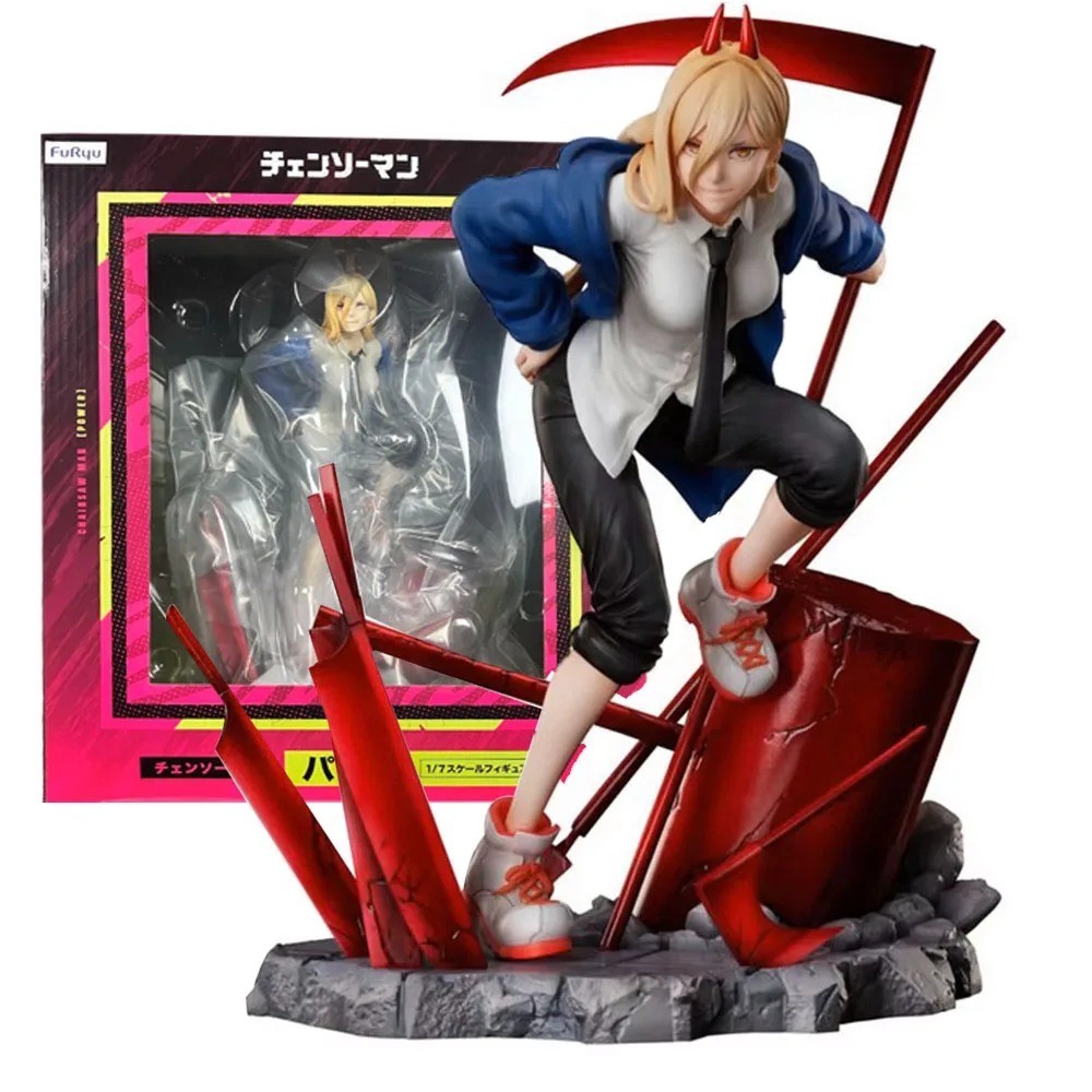 Chainsaw Man Power Figure Anime PVC Model Toy Collection Gift Decoration