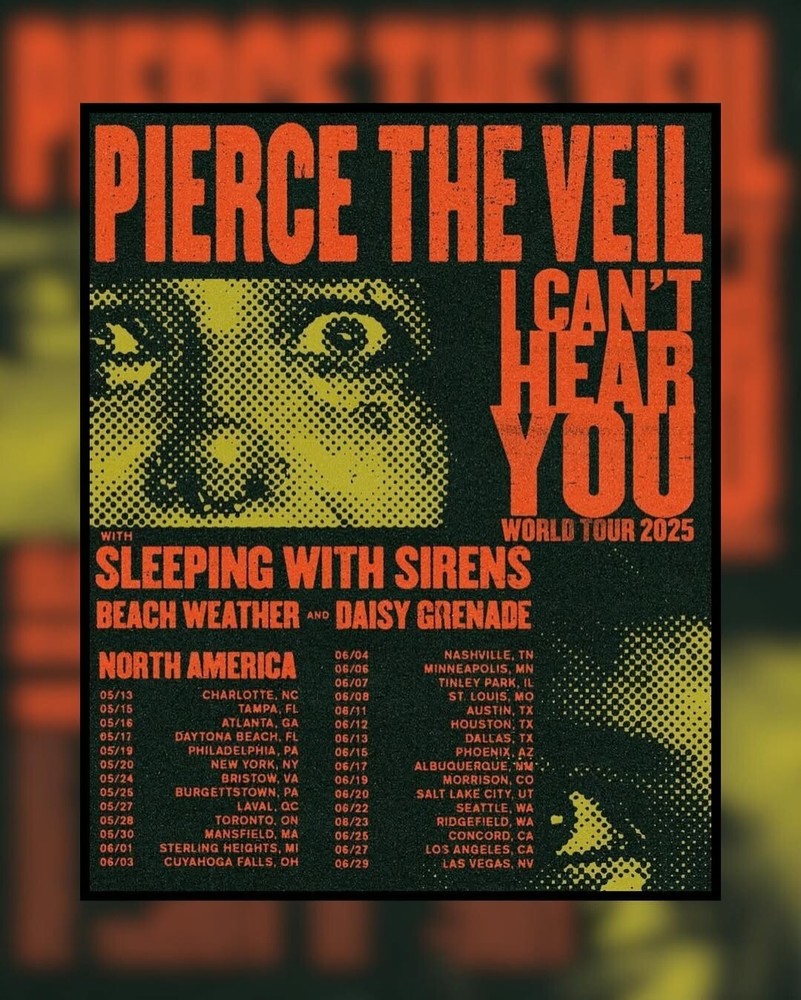 Pierce The Veil 2025 North American Tour Dates for Fans