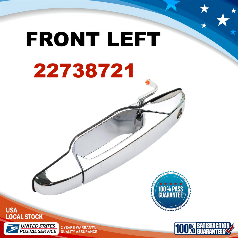 Front Driver Side Door Handle For Cadillac Escalade GM1310163 Chevy 2007-14 1PC