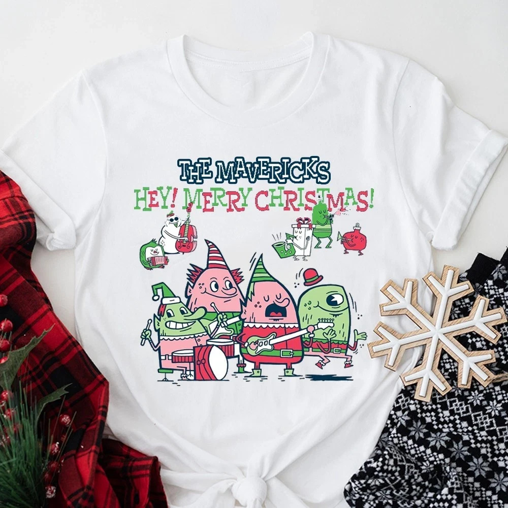 Merry Christmas the mavericks hey! Gift For Fans Reprint All Size BO2448