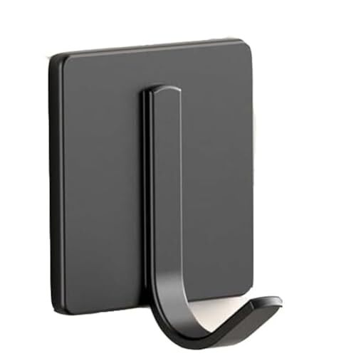 Adhesive Wall Hooks, Heavy Duty Sticky Holder Waterproof Towel Hooks for