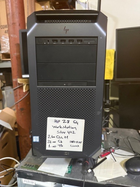 HP Z8 G4 Workstation Xeon Silver 4112 2.60Ghz 32GB 1TB DVDRW Linux Ubuntu!
