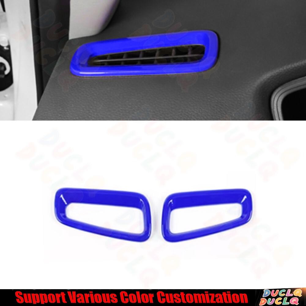 For Honda Civic 11th 2022-2023 Bright Blue Dashboard Side Outlet Vent Cover Trim