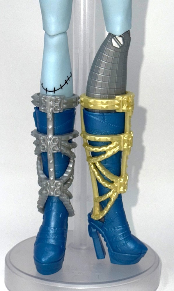 Monster High G3 Hauntlywood Mysteries Frankie Stein Doll Outfit Shoes Tall Boots