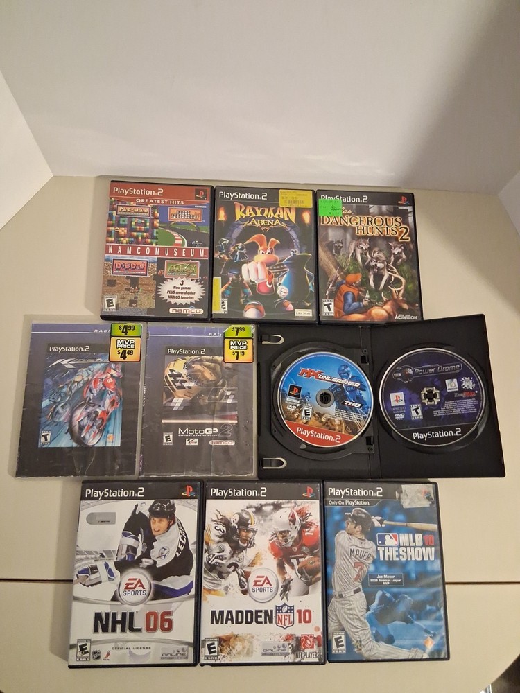 PS2 Video Game Lot Of 10 Games