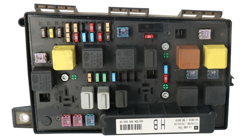 13206754 1870740 fuse Opel Astra GTC Cosmo 2004