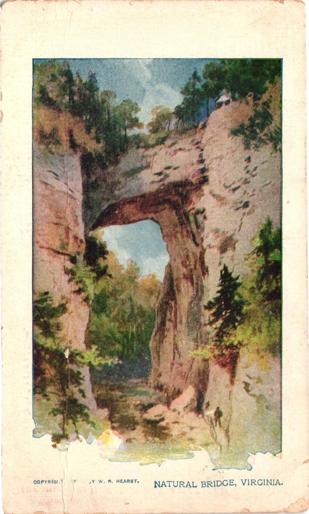Natural Bridge Virginia VA c1901 Unposted Undivided Back Vintage Postcard