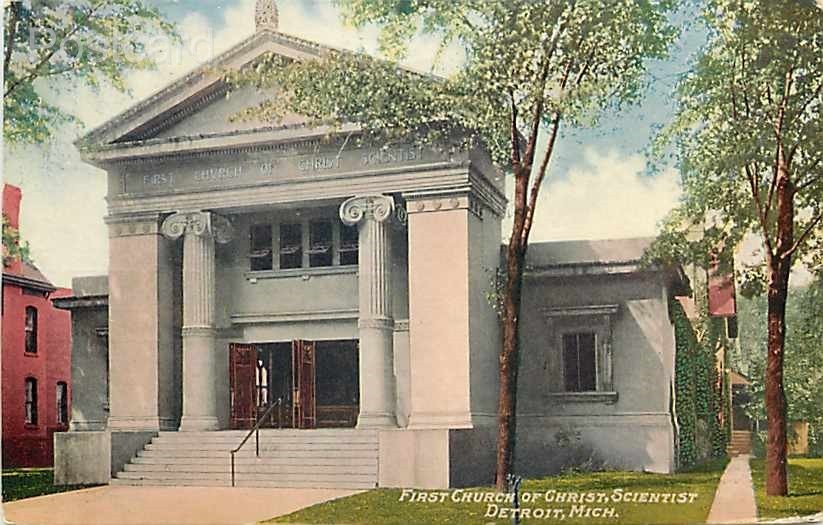 MI, Detroit, Michigan, First Church of Christ, Scientist, No. 232 B