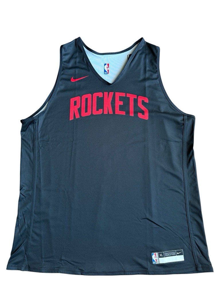 Nike NBA Houston Rockets Practice Jersey Men Size XL Reversible Team Issued