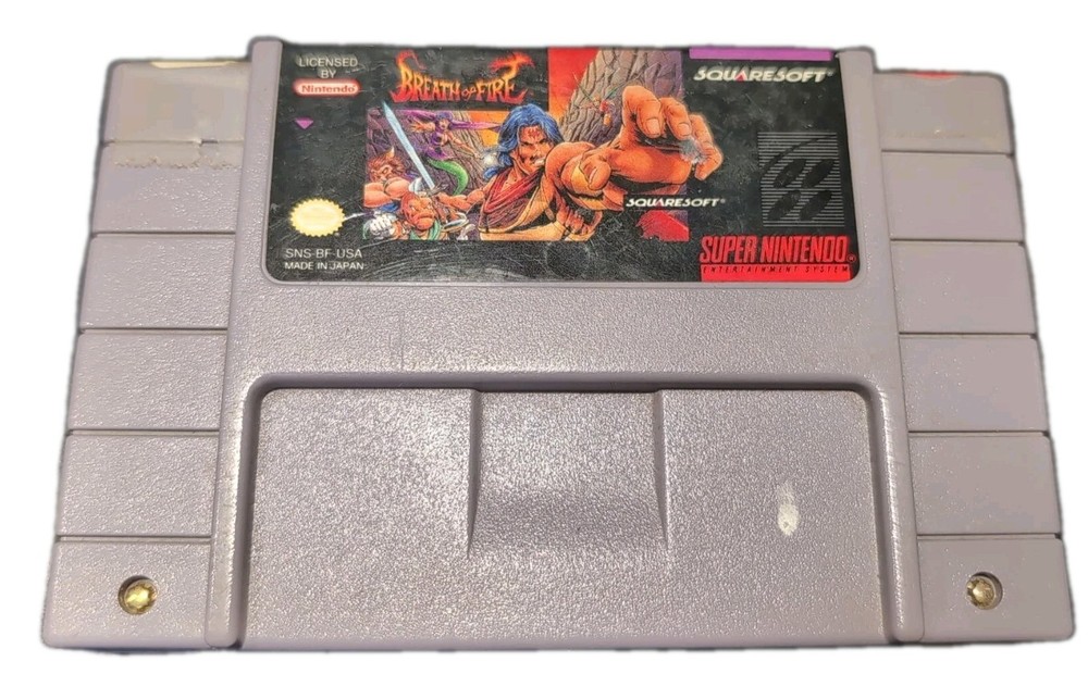 Breath of Fire Super Nintendo AUTHENTIC & TESTED WORKING Cartridge Only SNES