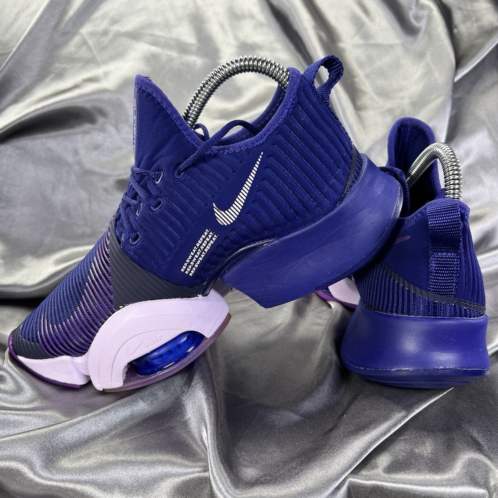 Nike Air Zoom Sneakers Women Sz 7 Purple SuperRep Regency Running Shoes Athletic