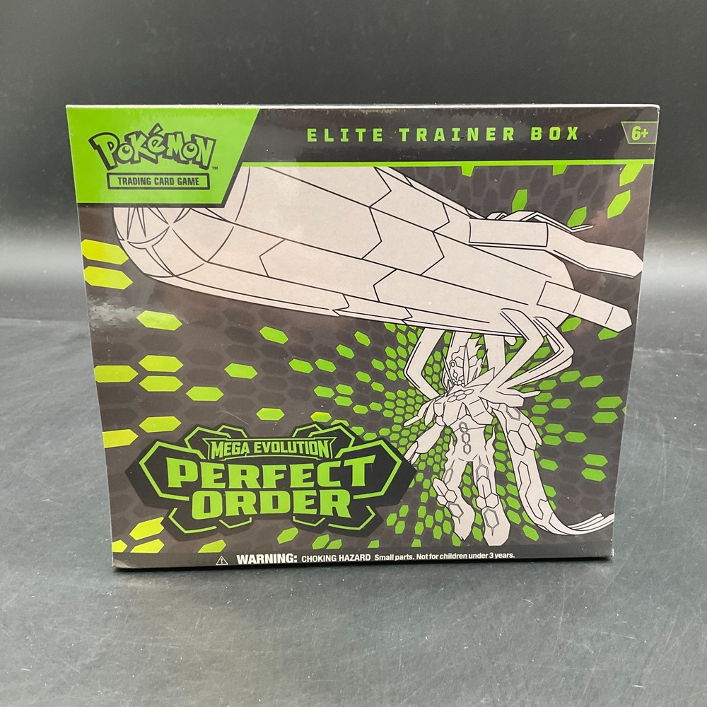Pokemon TCG Mega Evolution Perfect Order Elite Trainer Box SEALED ETBPROBSTEIN is actively accepting consignments !!