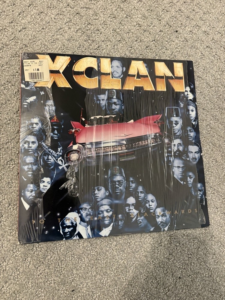 X-CLAN To The East, Blackwards LP 1990 Island 4th & B’way VG+/VG+ In Shrink