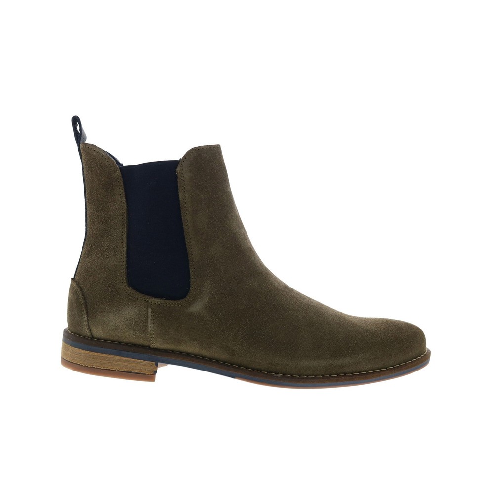Parc City Boot Co Green Suede Mens Chelsea Boots Size 8