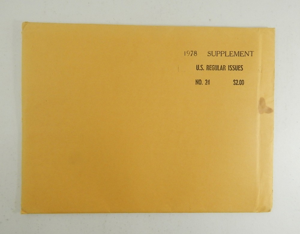 Minkus United States Regular Issues 1978 Supplement Stamp Album Pages