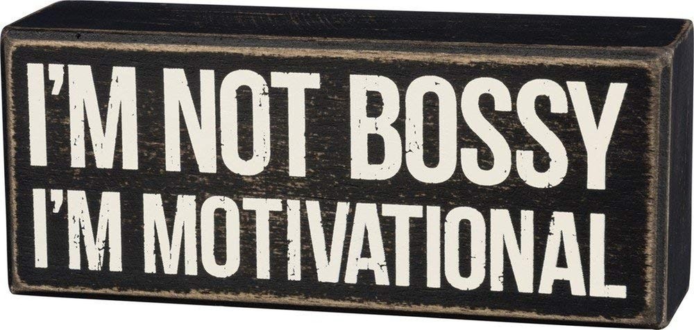 Primitives by Kathy Box Sign Motivational Home Decor, 6