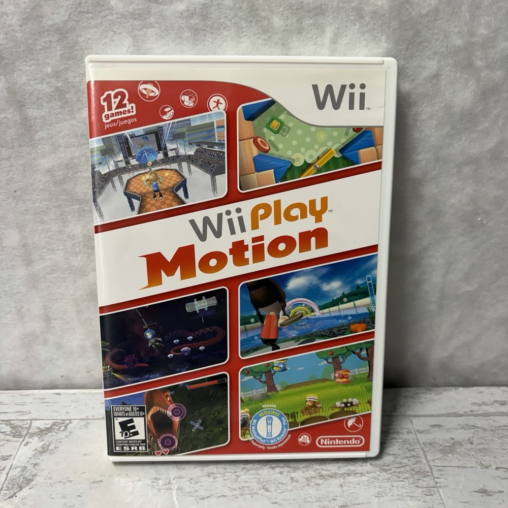 Wii Play Motion (Nintendo Wii, 2011) Complete CIB - Tested & Working