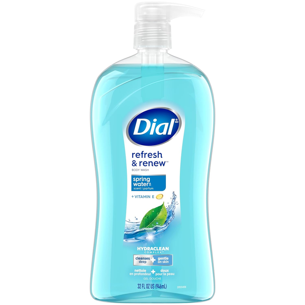 Body Wash, Refresh & Renew Spring Water, 32 Fl Oz