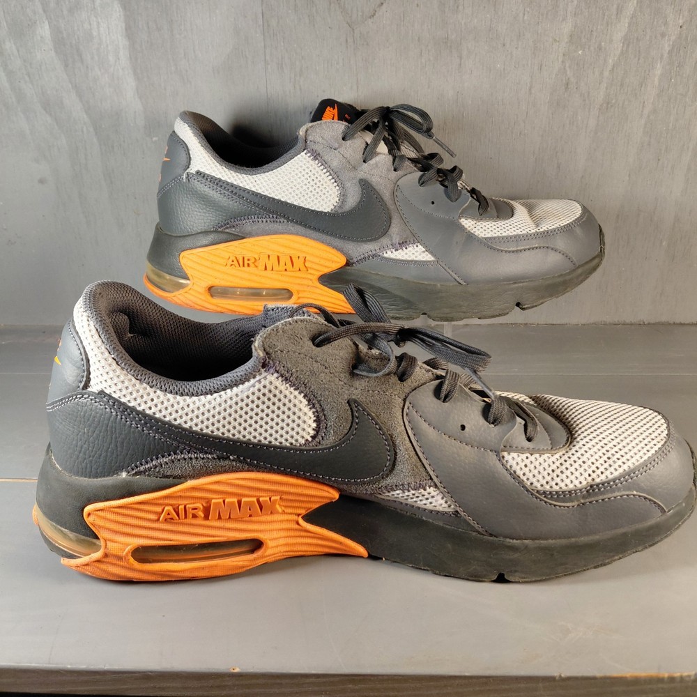 Nike Air Max Excee Iron Shoes Mens Size 13 Gray Orange Running DM8683-001