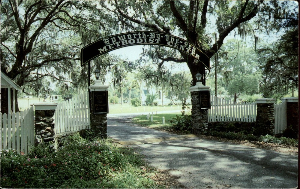 Epworth by the Sea Methodist Conference Center St Simons Island Georgia postcard