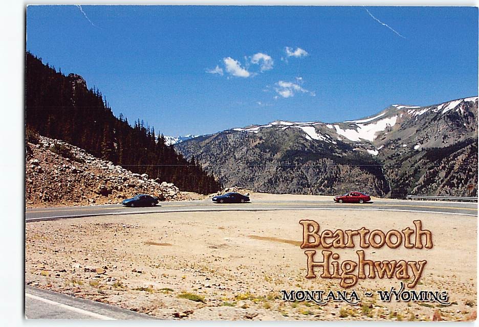 Postcard Beartooth Highway USA