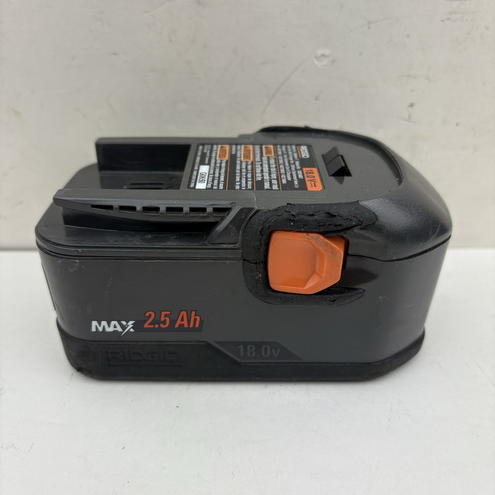 Untested For Parts Ridgid Genuine OEM Battery Max 2.5 AH 18V NICD 130254007