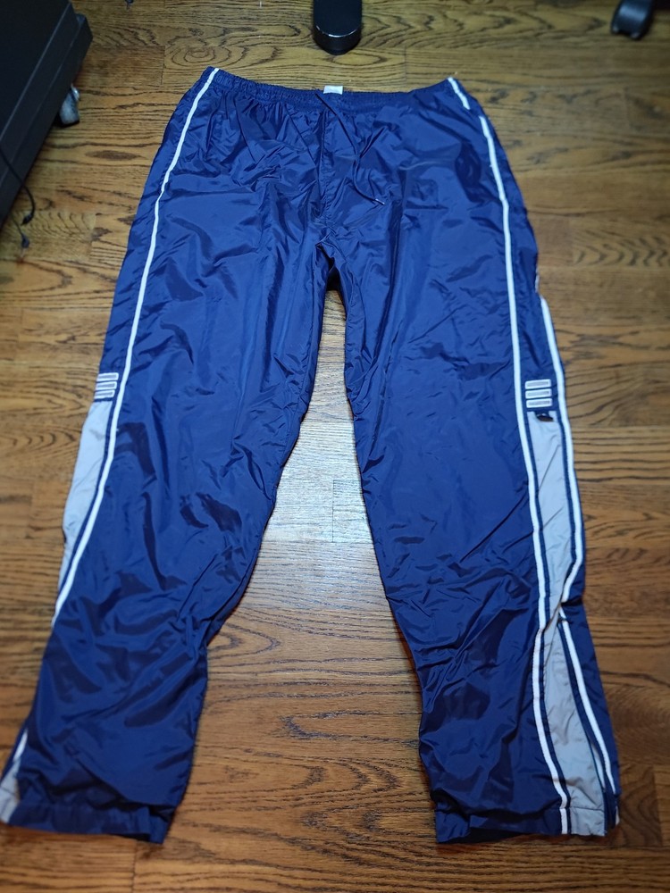 Adidas Men's XL Track Pants Blue 90s