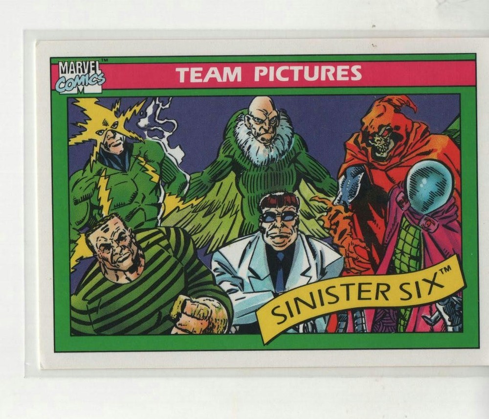 1990 Impel Marvel Universe  #146 - Sinister Six Team Pictures