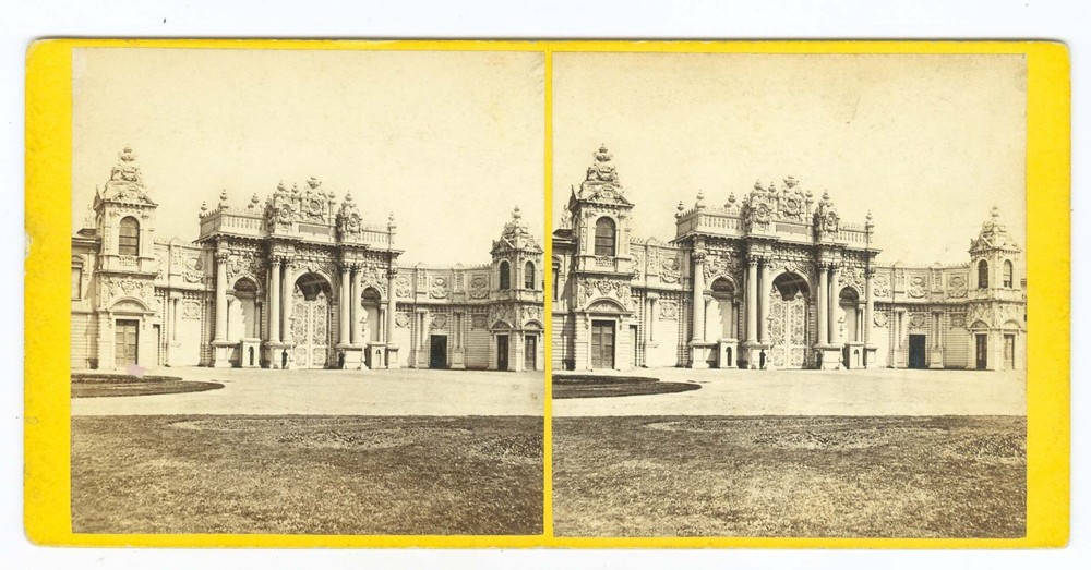 G2380~ FRANK GOOD – CONSTANTINOPLE Turkey c.1860s Stereoview