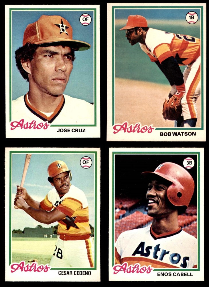 1978 O-Pee-Chee Houston Astros Team Set 6 - EX/MT 4264663
