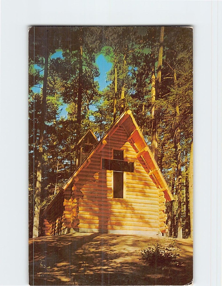 Postcard Chapel in the Pines Hartwick Pines State Park Grayling Michigan USA