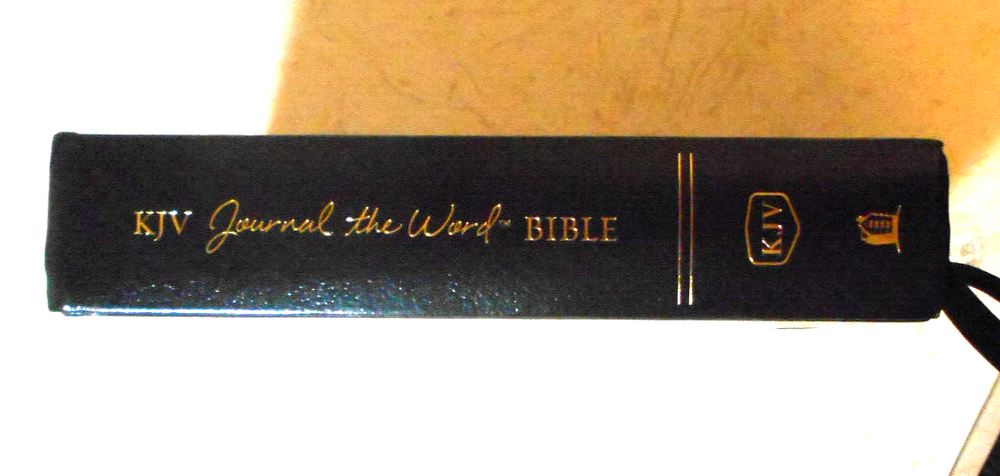 KJV, Journal the Word Bible, Hardcover, Red Letter Edition-Thomas Nelson