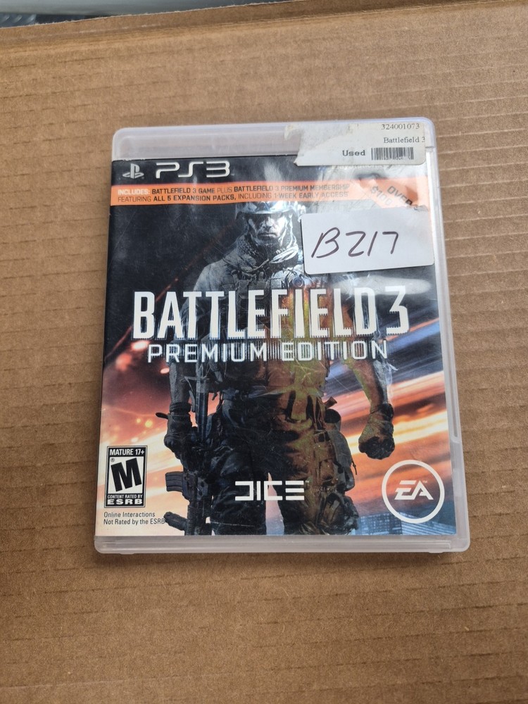 Battlefield 3 Premium Edition (PS3) Video Game CIB Tested Cleaned Disc Original