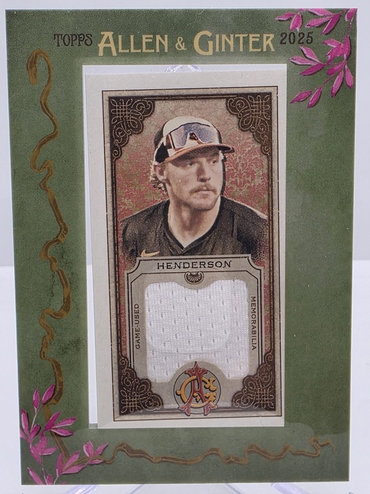 2025 Topps Allen & Ginter Gunnar Henderson Mini Framed Relic #MFR-GH