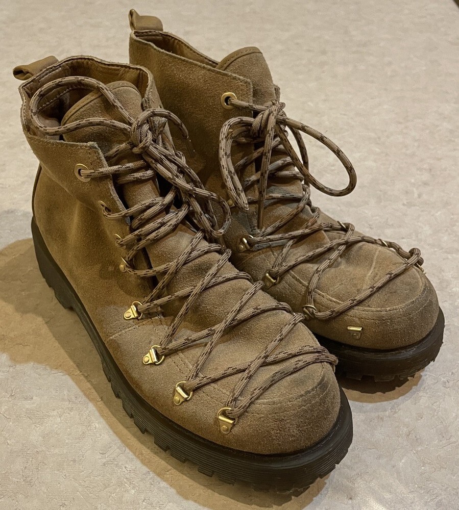 Sam Edelman Kane Camel Military Combat Ankle Boots Women’s Size 9.5