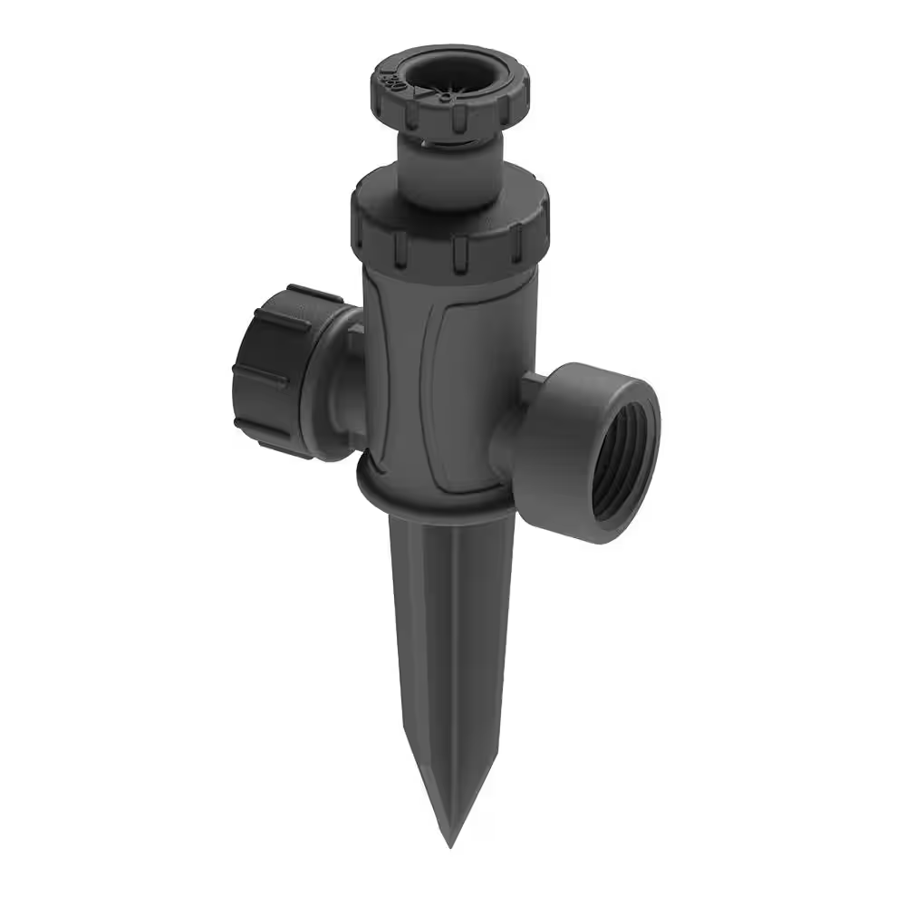 Adjustable 30 Ft. Spot Sprinkle on Spike with Flow-Through