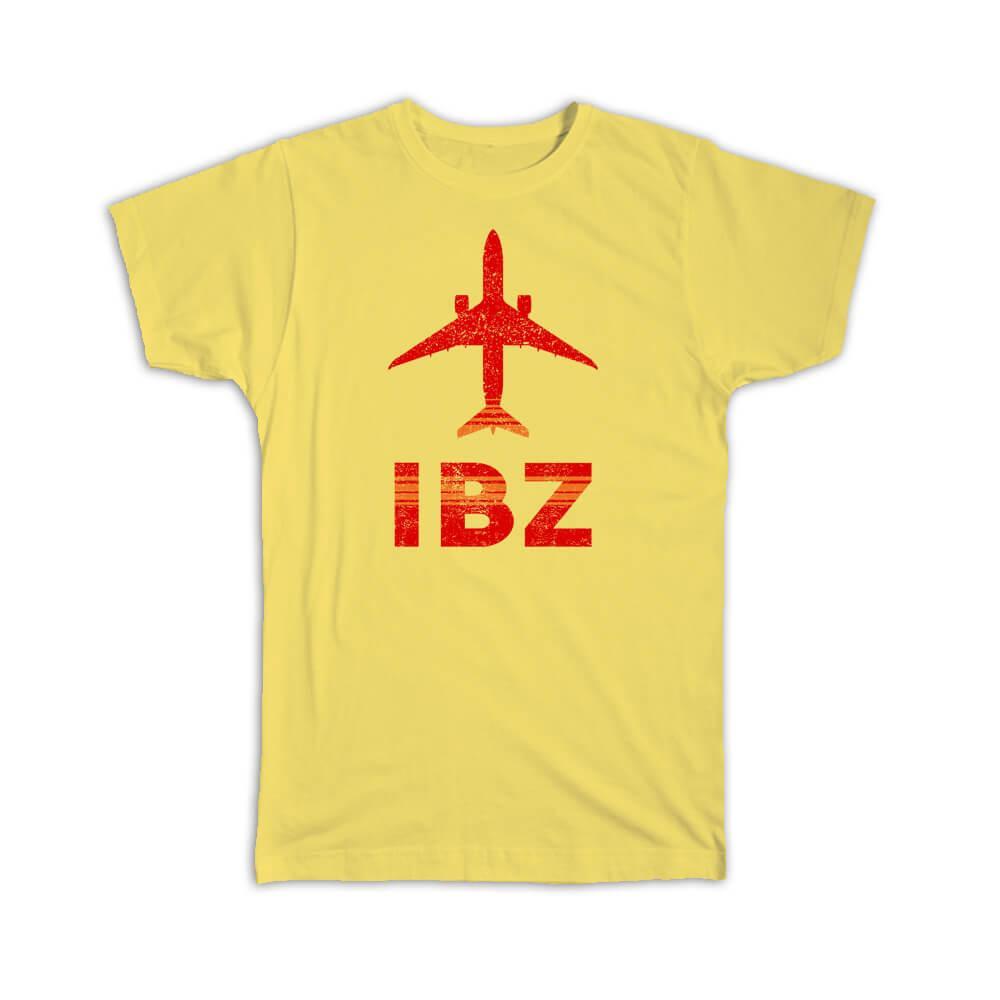 Gift T-Shirt : Spain Aeroport D Eivissa Ibiza IBZ Travel Airline Pilot AIRPORT