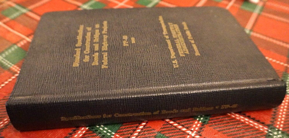 Standard Specifications - Construction of Roads/Bridges Federal 1969 HC FC 69