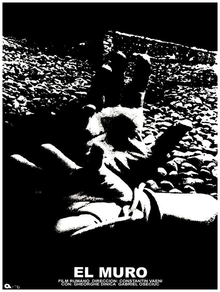 Wall Movie Poster.Fine Graphic Art Design. El Muro.WALL. Hands tied up on floor