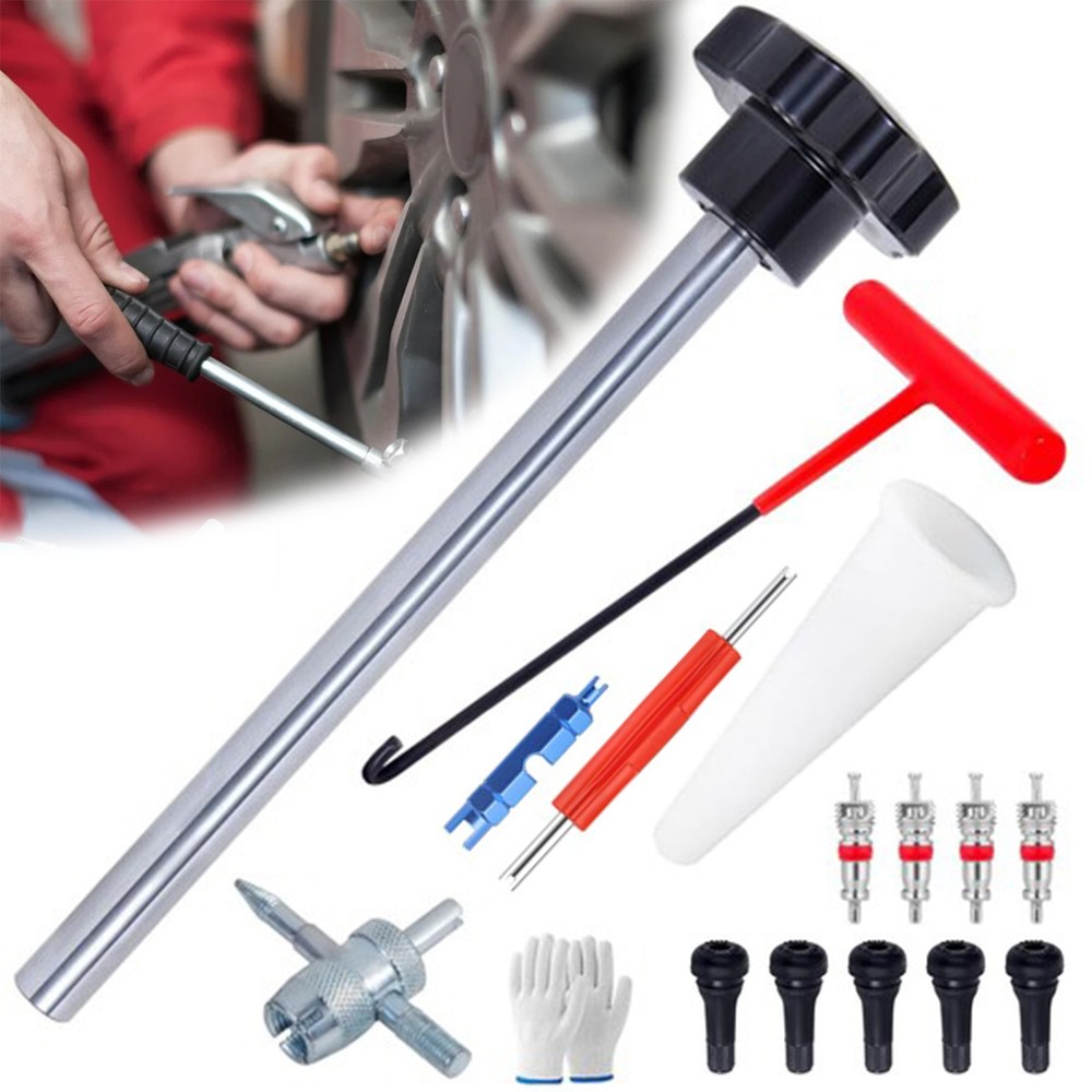 TR413 Tire Valve Stem Core Tool Kit - Remover & Installer for Easy Replacement