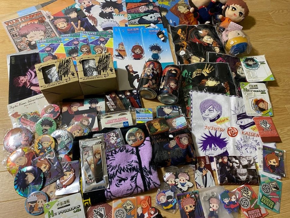 Jujutsu Kaisen 1st Year Trio Sukuna Set Yuji Megumi Nobara Anime Goods Lot