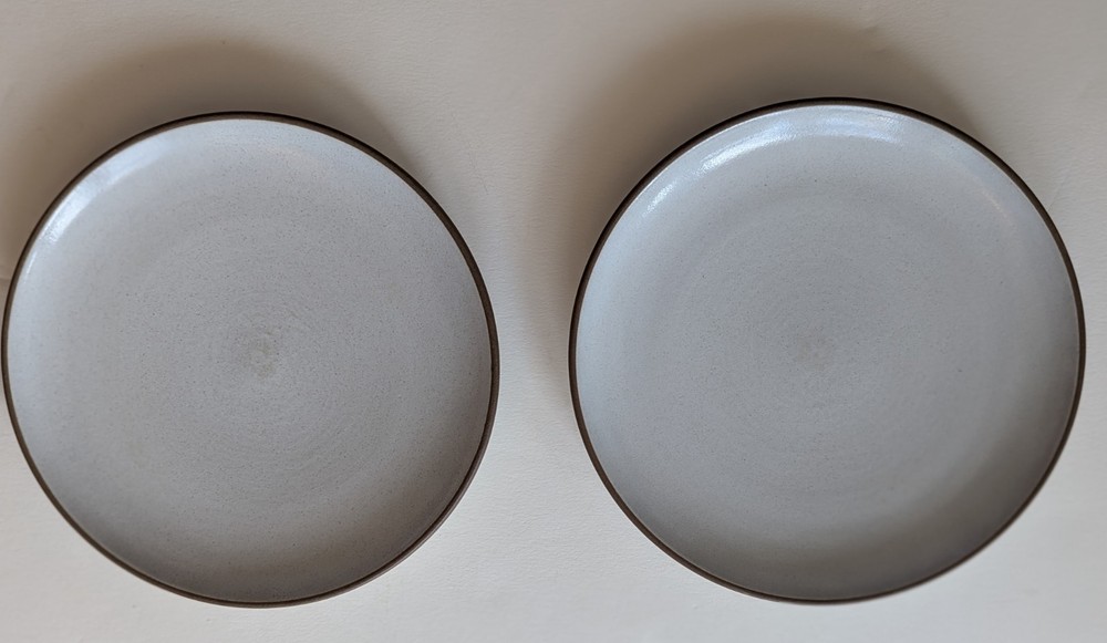 Heath Ceramics White Opaque Salad Lunch Plates 8.25